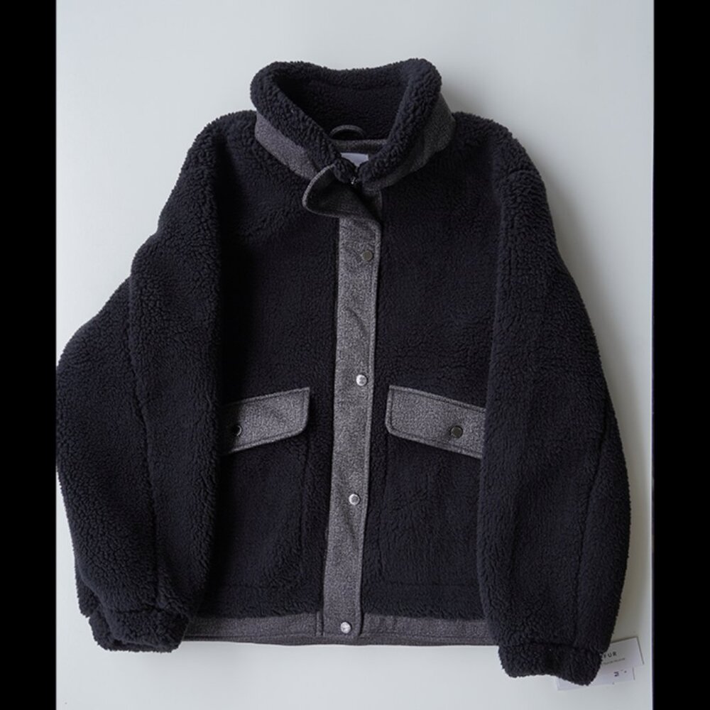 Women's sherpa fleece jacket